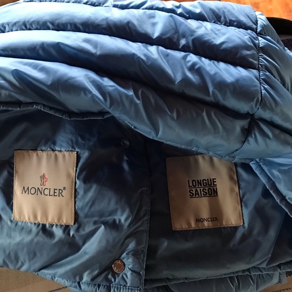 Moncler Liane Down Vest Women’s Size 1 Blue - Picture 5 of 5